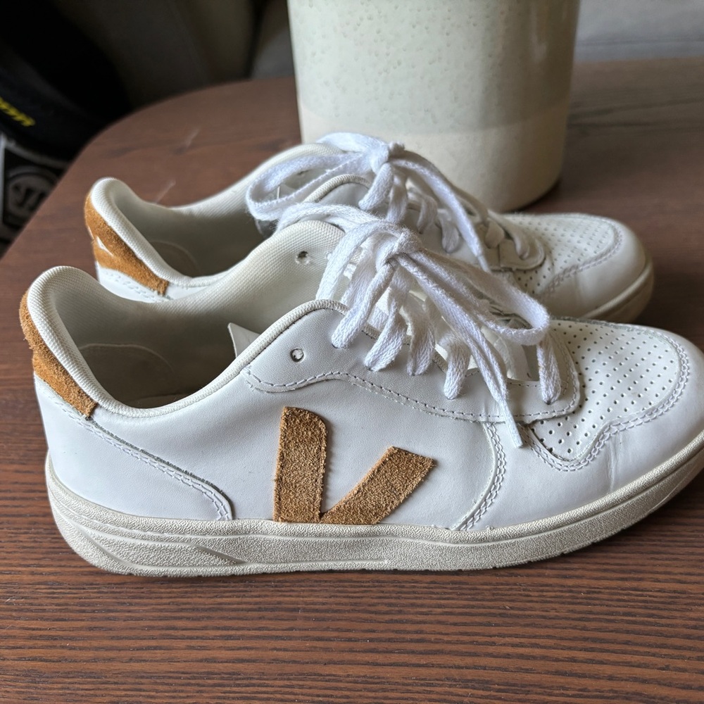 Veja V-10 Leather Sneakers